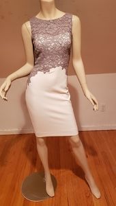 Ralph Lauren collection dress lace inlay